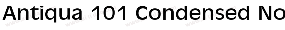 Antiqua 101 Condensed Normal字体转换